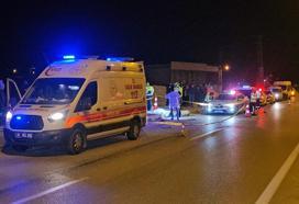 Otobüs ile çarpışan motosikletin sürücüsü öldü