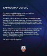 Büyükçekmece’den Fenerbahçe Beko maçındaki olaylarla ilgili açıklama