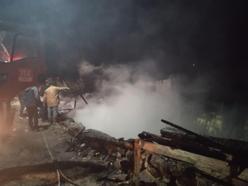 Bolu’da tek katlı ev yangında küle döndü