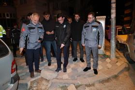 Başkan Yazıcıoğlu’ndan gece mesaisi