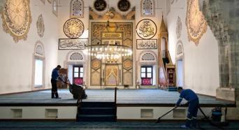 Yıldırım’da camilerde bayram temizliği