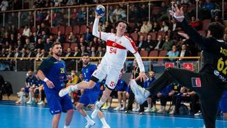 A Milli Erkek Hentbol Takımı, Romanya'ya 37-32 mağlup oldu