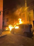 Hafif ticari aracı kundaklayan şüpheli tutuklandı