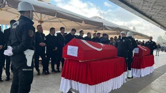 Katar'da şehit olan ASELSAN teknisyenleri, son yolculuklarına uğurlandı