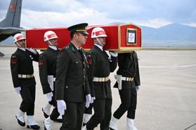 Şehit binbaşının cenazesi Isparta'ya getirildi