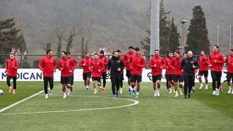 A Milli Futbol Takımı, Romanya maçının hazırlıklarına devam etti