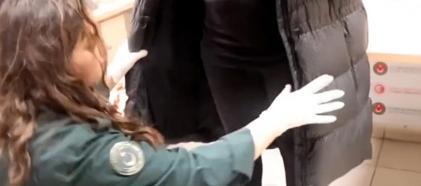 Kapıkule'de 2 yolcunun montunda 12 kilo uyuşturucu ele geçirildi