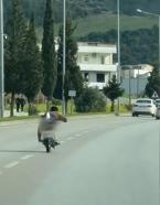 Osmaniye’de akrobatik hareketler yapan motosiklet sürücüsüne 128 bin 500 TL ceza