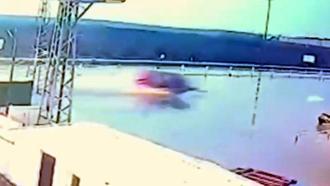 Otomobilin, defalarca takla attığı kaza kamerada; 2 yaralı