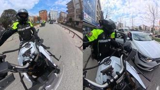 Bahçelievler'de yaralanan bebeği hastaneye motosikletli zabıta yetiştirdi