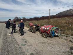 Malatya’da traktör devrildi: 2 yaralı