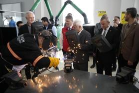 Kaynakçı Meslek Eğitim Programı’nda ilk kaynak yapıldı