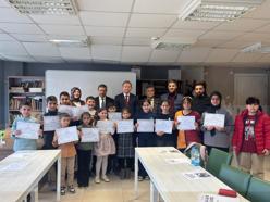 Yeşilhisar'da ilk kez açılan Japonca kursunda ilk mezunlar verildi