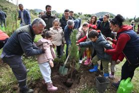 Kemer'de fidan dikim etkinliği