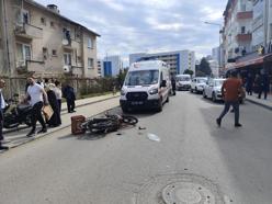 Ordu'da dönüş yapan otomobil ile motosiklet çarpıştı: 1 yaralı