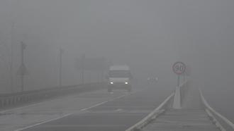 Bolu Dağı geçişinde sis etkili oldu