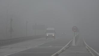 Bolu Dağı geçişinde sis etkili oldu