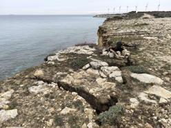 Polente Burnu'nda çökmeler meydana geldi