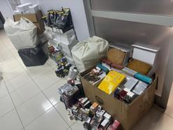 Silvan'da kaçak tütün operasyonu