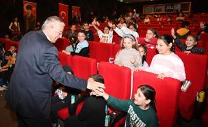 Öğrencilerden sinema keyfi