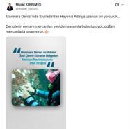 Bakan Kurum: Doğayı mercanlarla onarıyoruz