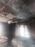 Kumlu’da ev yandı