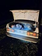 Artvin'de 1’i otomobil bagajında, 6 kaçak göçmen yakalandı