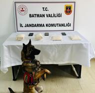 Batman'da yolcu otobüsünde 3 kilo uyuşturucu ele geçirildi