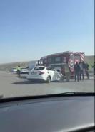 Ankara'da TIR'a arkadan çarpan otomobilin sürücüsü ağır yaralandı