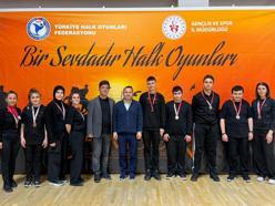 Samsun’da halk oyunları yarışmasında Atakum HEM’e çifte madalya