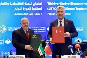 Bakan Bolat: Suriyeli mevkidaşlarımızla ikili ticaretimizi 10 milyar dolar hedefine ulaştıracak çözümleri ele aldık