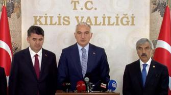 Kültür ve Turizm Bakanı Mehmet Nuri Ersoy Kilis'te