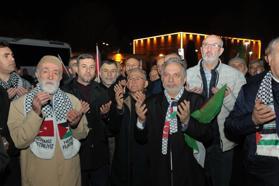 Başkan Büyükkılıç, Filistin yürüyüşüne katıldı