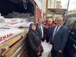 Mut'ta üreticilere nohut tohumu dağıtıldı