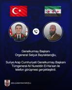 Genelkurmay Başkanı Orgeneral Bayraktaroğlu, Suriyeli mevkidaşı ile görüştü