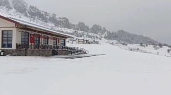 Keltepe, beyaza büründü