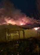 Kayseri’de müstakil ev ve ahırda çıkan yangın söndürüldü