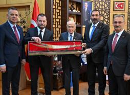 Ertuğrul Doğan’dan Bahçeli’ye ziyaret