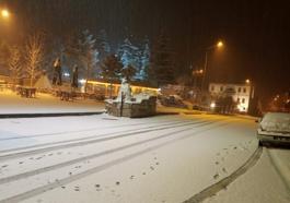 Güzelyurt ilçesi, yeniden beyaza büründü