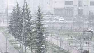 Sivas'ta kar yağışı