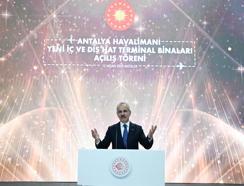 Bakan Uraloğlu: Antalya Havalimanımızın yıllık yolcu kapasitesini 35 milyondan 82 milyona yükselttik