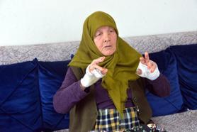85 yaşındaki komşu kadını bıçakla yaralayıp bileziklerini gasbetti