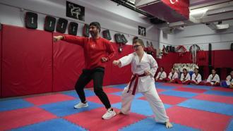 Down sendromlu Berke, tekvandoda Türkiye ve dünya dereceleri istiyor