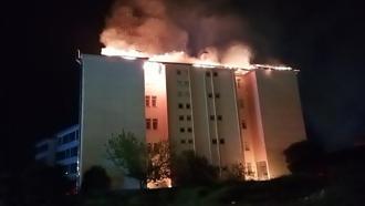 Aydın’da fen lisesi pansiyonunda yangın: 46 öğrenci tahliye edildi