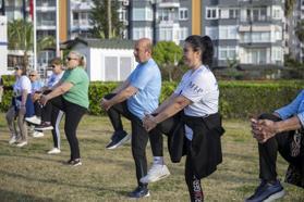 Mersinliler güne sabah sporu ile başlıyor