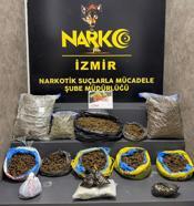 İzmir’de 16,5 kilo skunk ele geçirildi