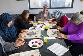 Litvanya’dan gelen katılımcılardan Aktif Yaş Al Merkezi’ne ziyaret