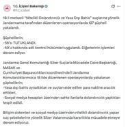 18 ilde 'nitelikli dolandırıcılık ve yasa dışı bahis' operasyonu: 56 tutuklama