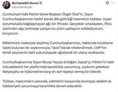 İletişim Başkanı Duran: Cumhurbaşkanımızı, bir soykırımcıyla 'dost' olarak nitelendirmek utanç vesikasıdır