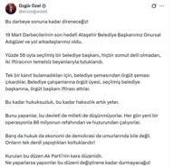 Özgür Özel: Bu düzeni değiştirene kadar durmayacağız